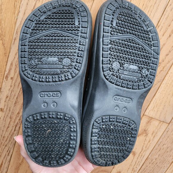 Halloween Crocs Clog On The Clock Work Slipon Food Service Shoe Red Splatter - Picture 9 of 14